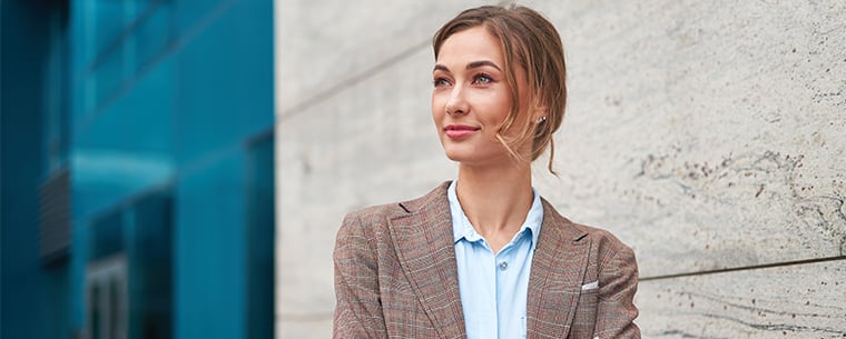 Woman in business suit
